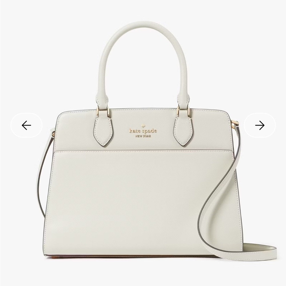 Kate Spade Madison Cream Satchel Bag